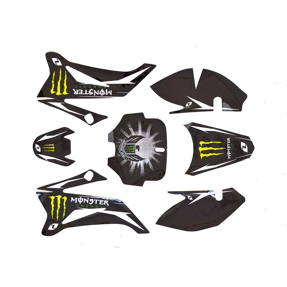 Adesivi grafiche Monster plastiche ttr