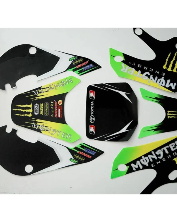 Adesivi grafiche Monster energy 2 plastiche klx