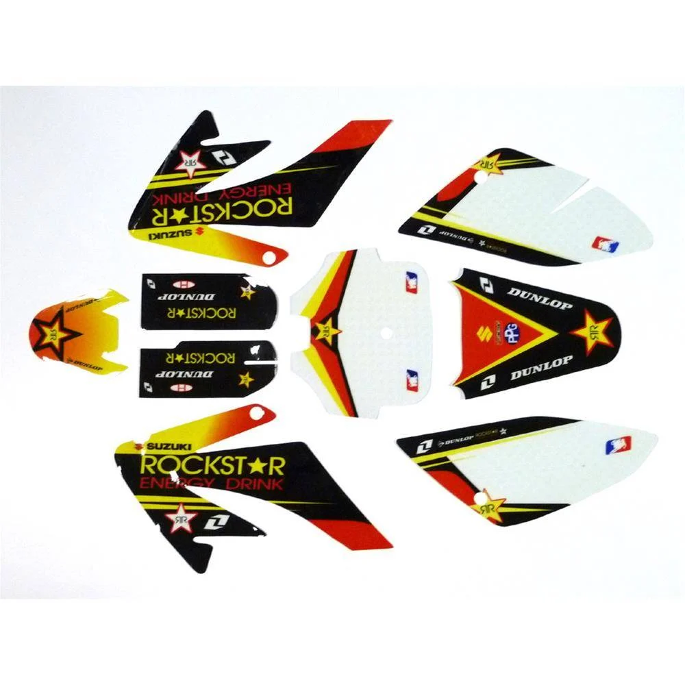 Adesivi grafiche rockstar plastiche CRF 70