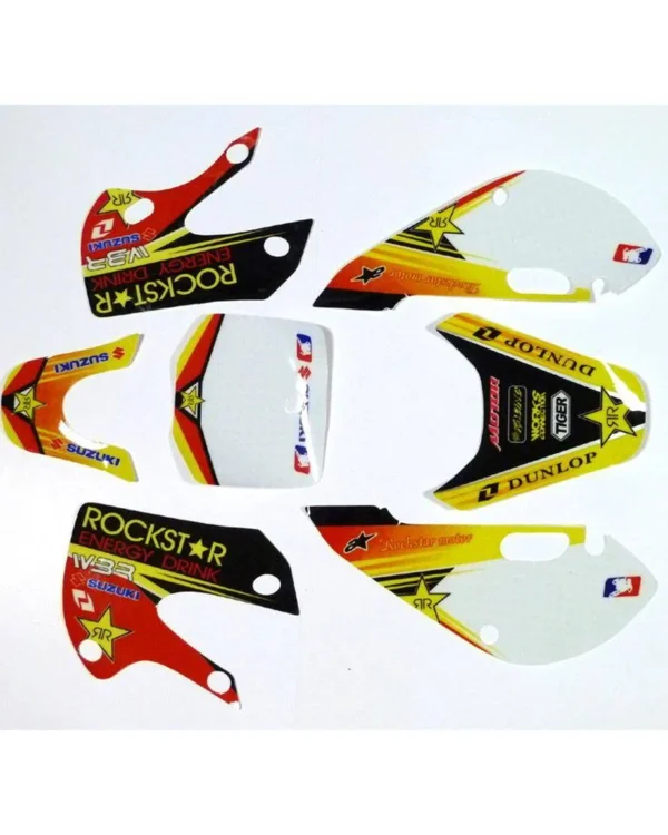 Adesivi grafiche rockstar plastiche klx