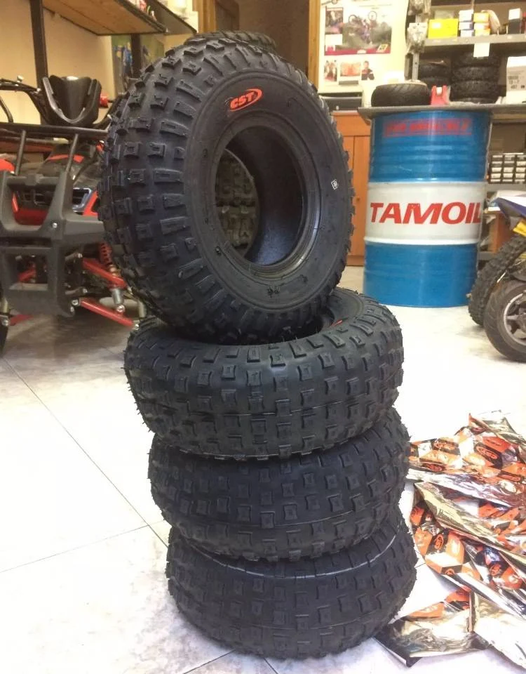 Treno 4 gomme pneumatici quad 6″ c-829 145x70-6