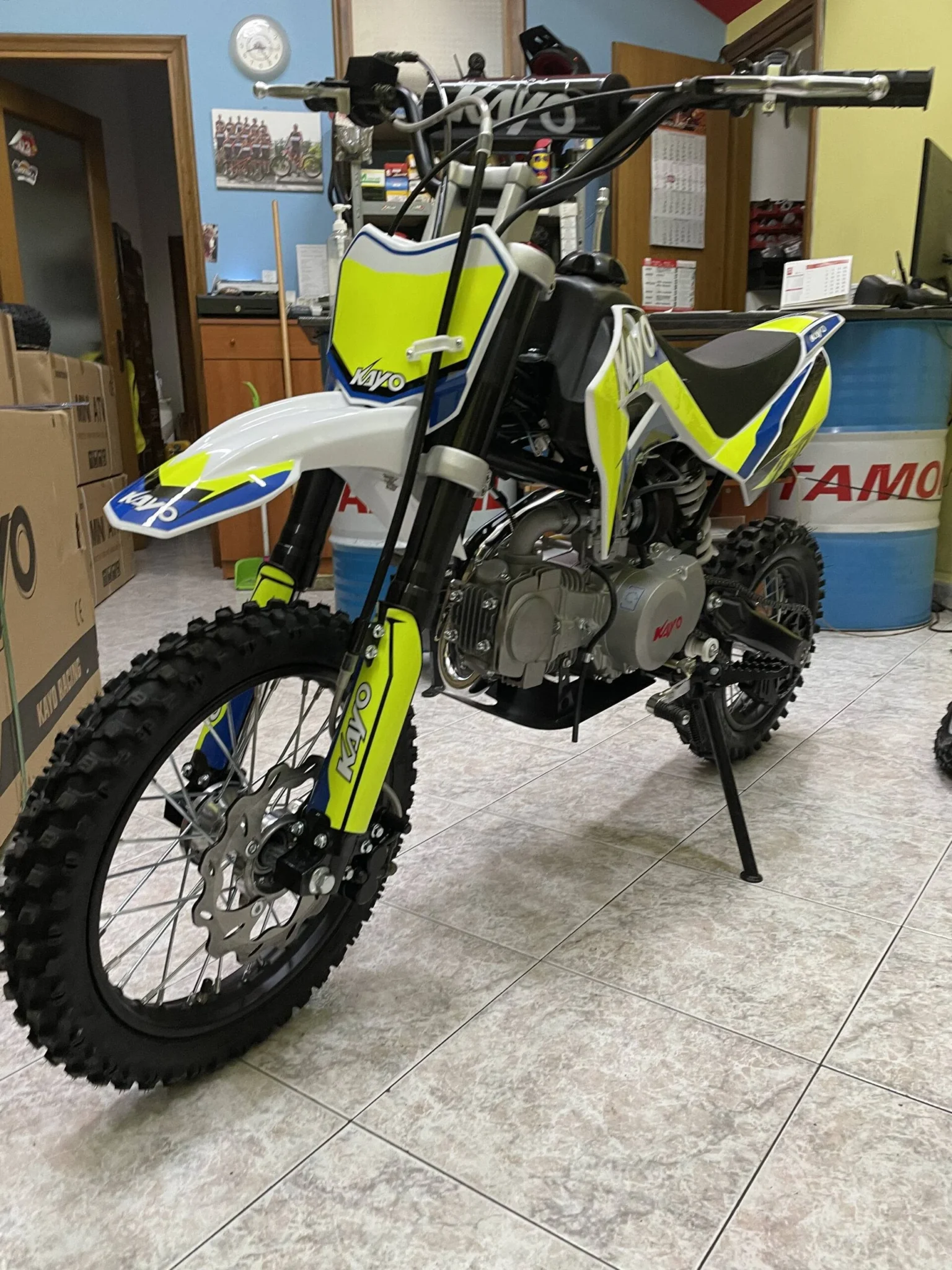 Pit bike Kayo TD-D 125cc 4T, 4 marce, ruota 14″ 12″ MY 2023, foto 4