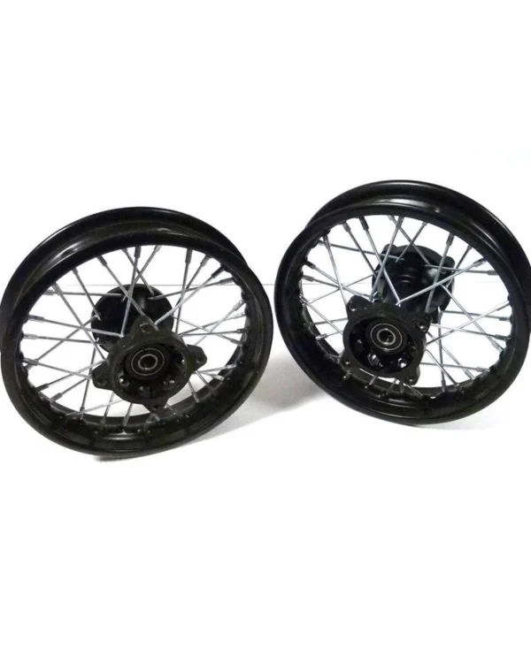 Coppia cerchi motard 12″ pit bike sdg 15mm
