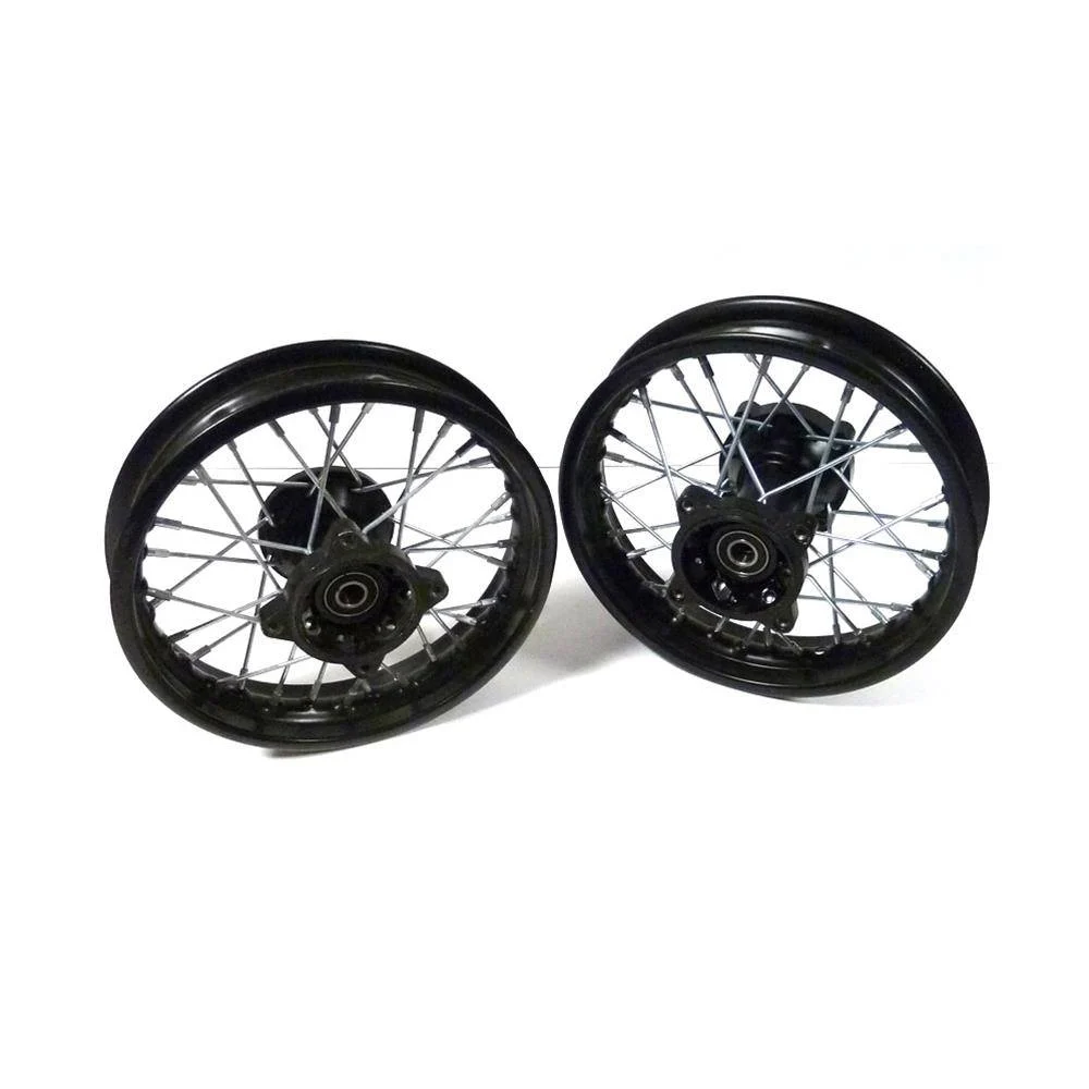 Coppia cerchi motard 12″ pit bike sdg 15mm