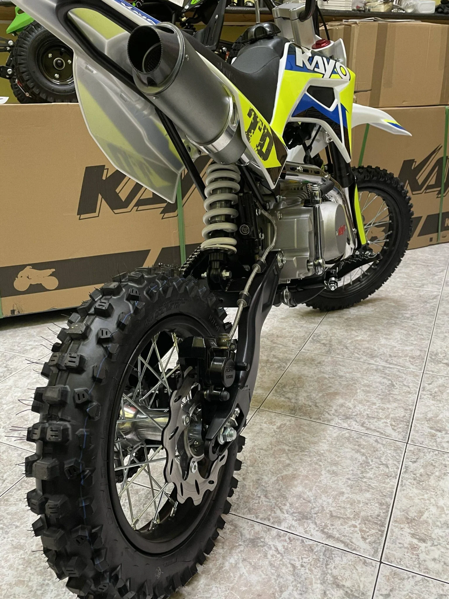 Pit bike Kayo TD-D 125cc 4T, 4 marce, ruota 14″ 12″ MY 2023, foto 8