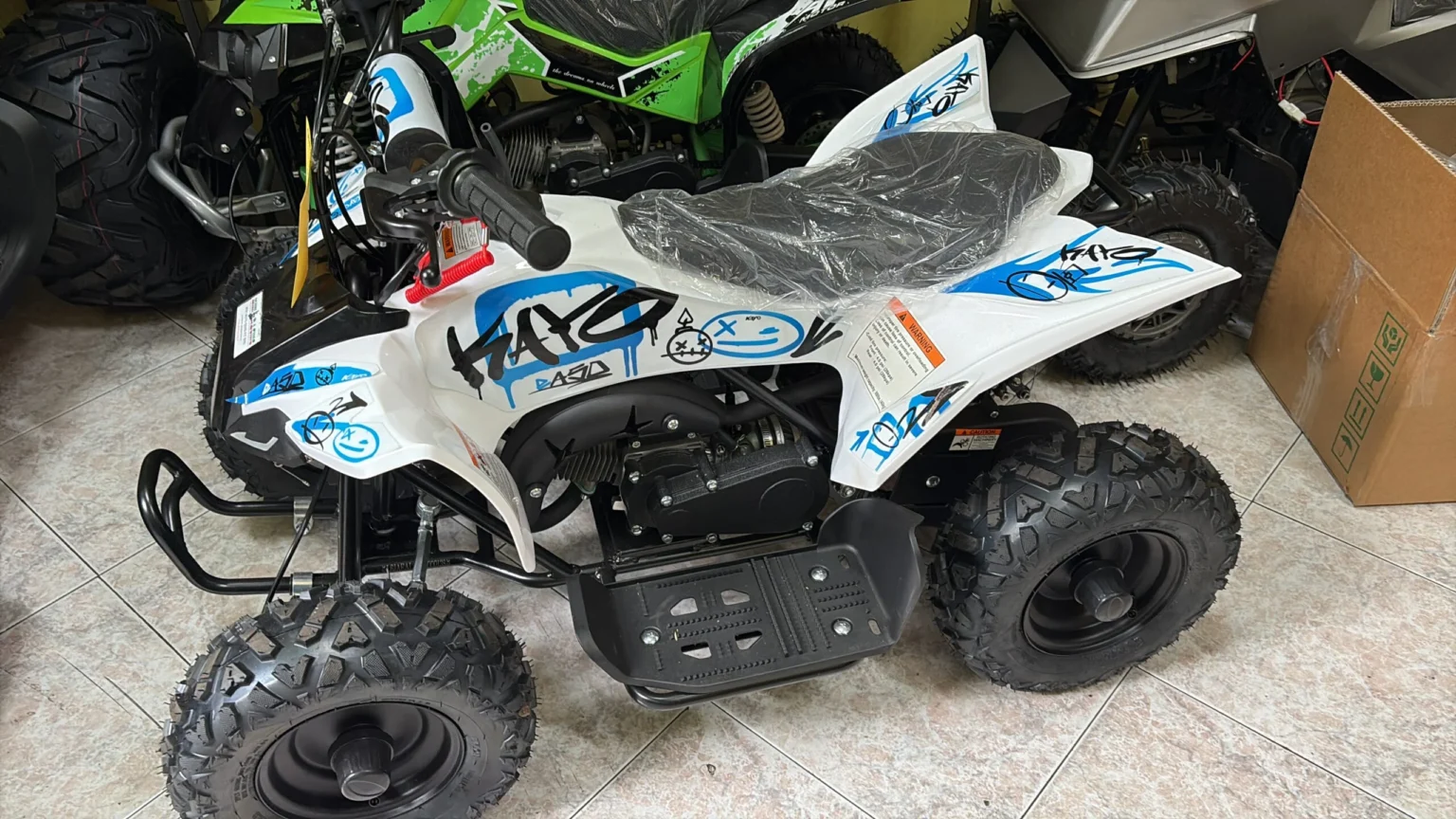 Mini quad Kayo 50cc 2T ruota 6″ carburatore 15, foto 7