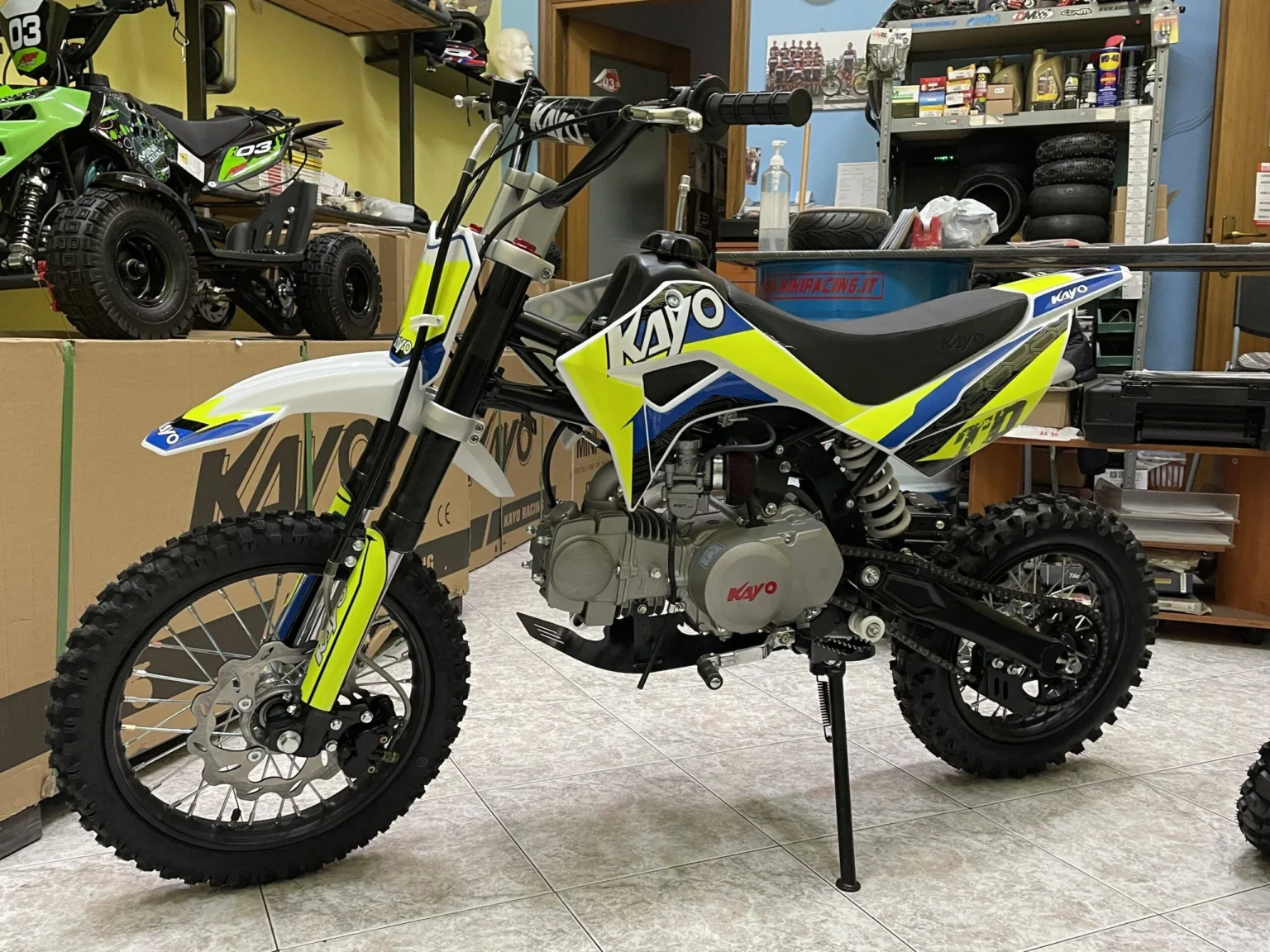 Pit bike Kayo TD-D 125cc 4T, 4 marce, ruota 14″ 12″ MY 2023, foto 5