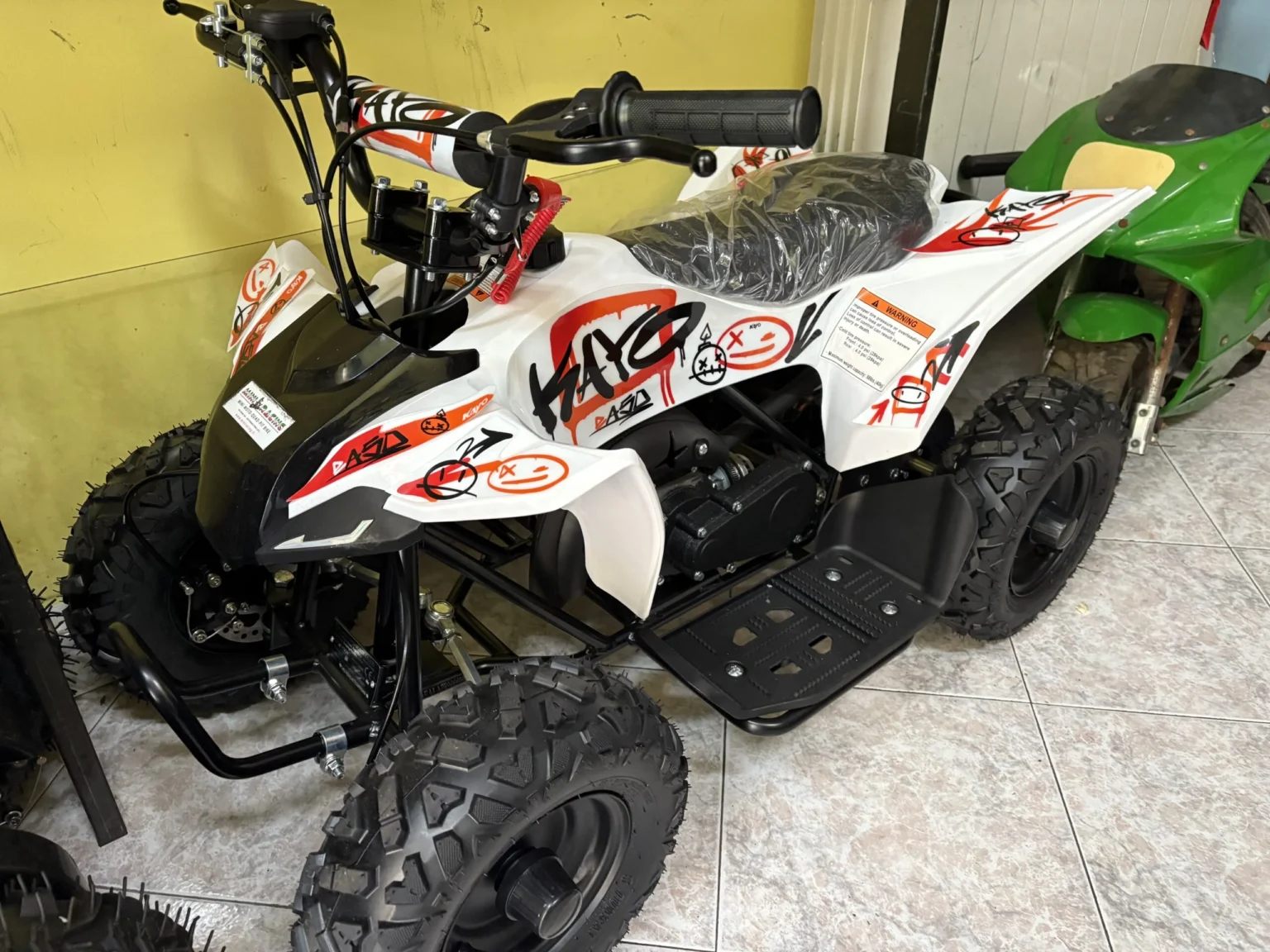 Mini quad Kayo 50cc 2T ruota 6″ carburatore 15, foto 6