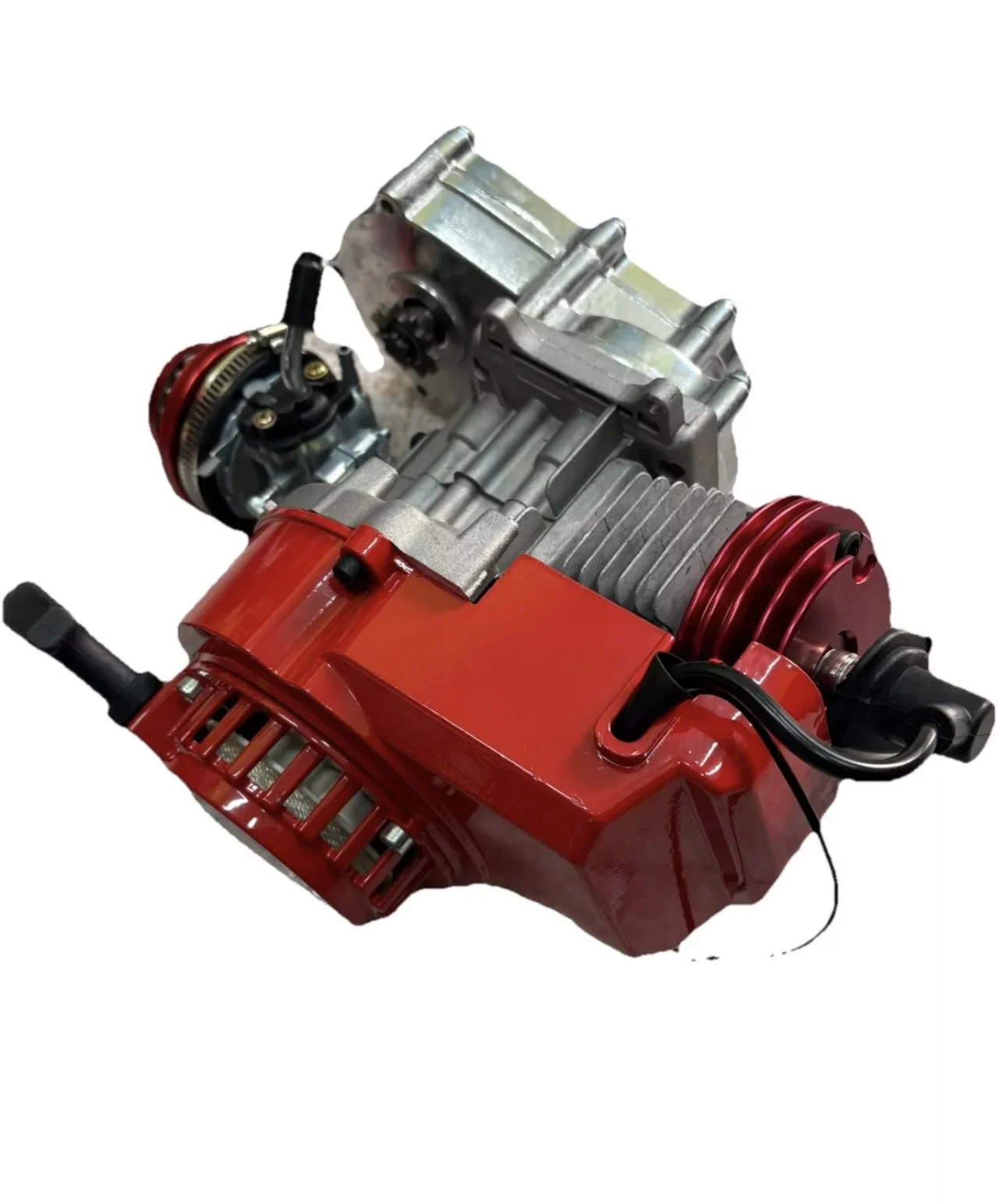Motore Big bore 7CV carburatore 15/15 x mini moto, mini quad, mini cross 2T, foto 3