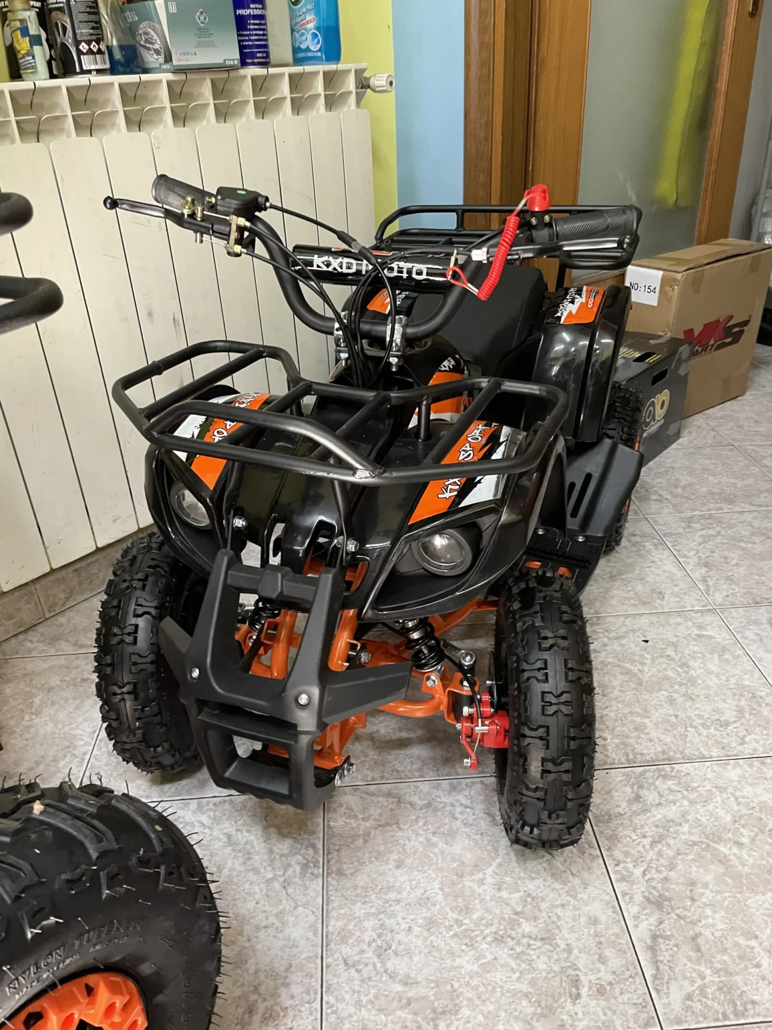 Mini quad Hummer 50cc 2T avviamento elettrico ruota 6″ MY 2024, foto 2