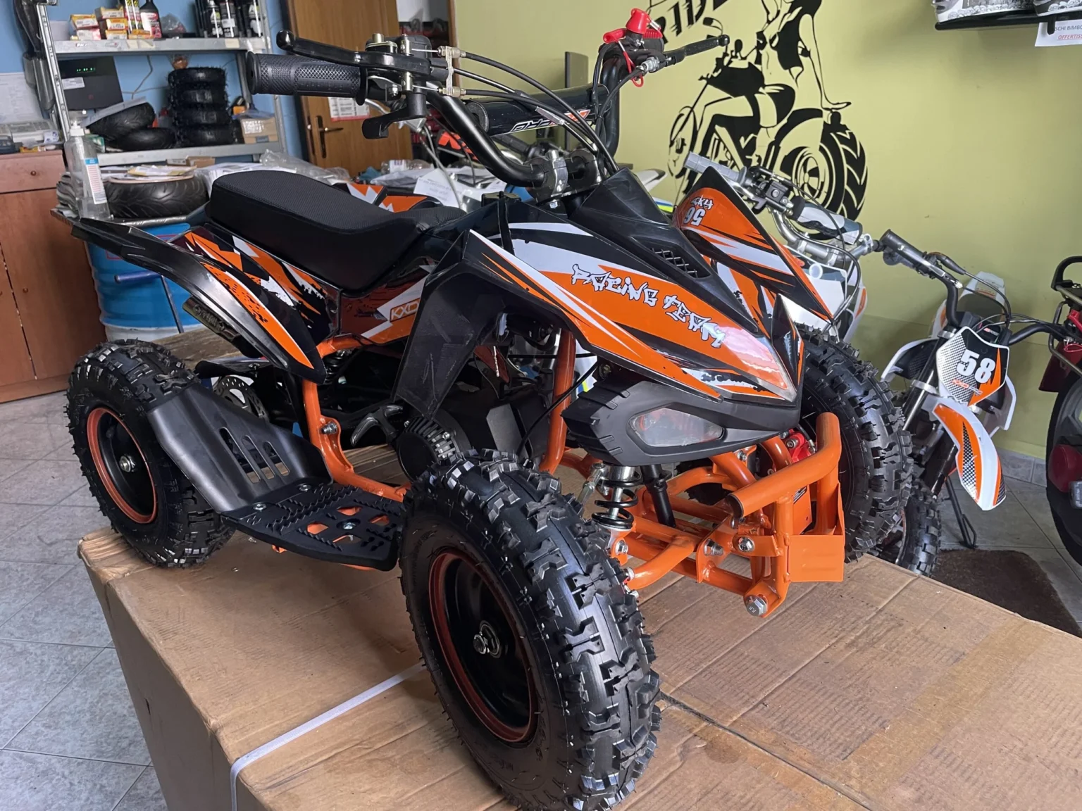 Mini quad Predator 50 cc, ruota 6″, foto 9