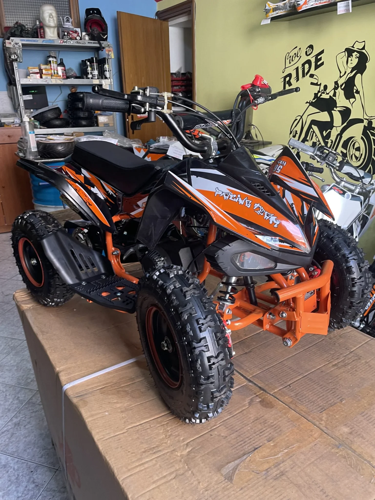 Mini quad Predator 50 cc, ruota 6″, foto 10