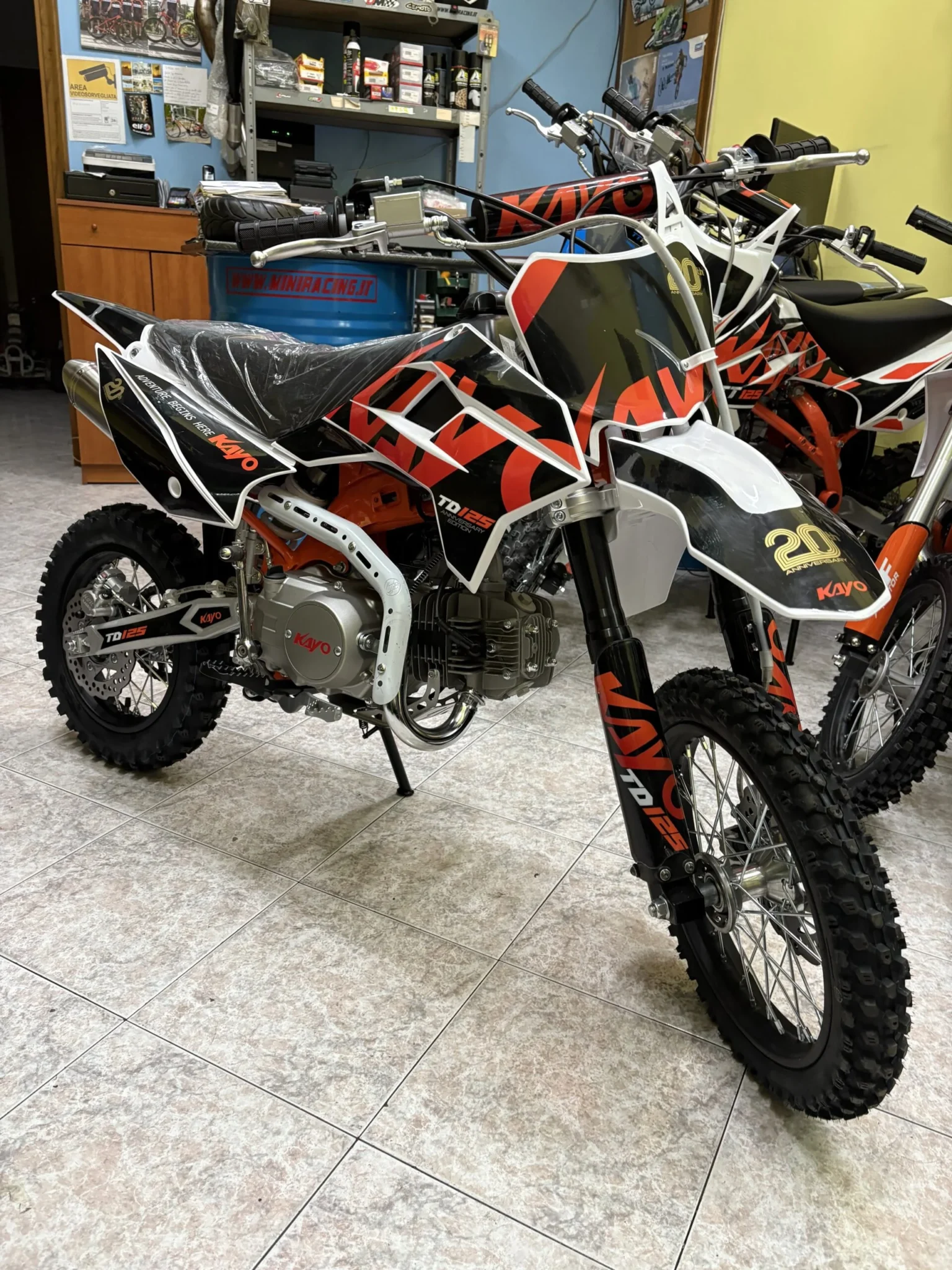 Pit bike Kayo TD-D 125cc 4T, 4 marce, ruota 14″ 12″ 20 Anniversary