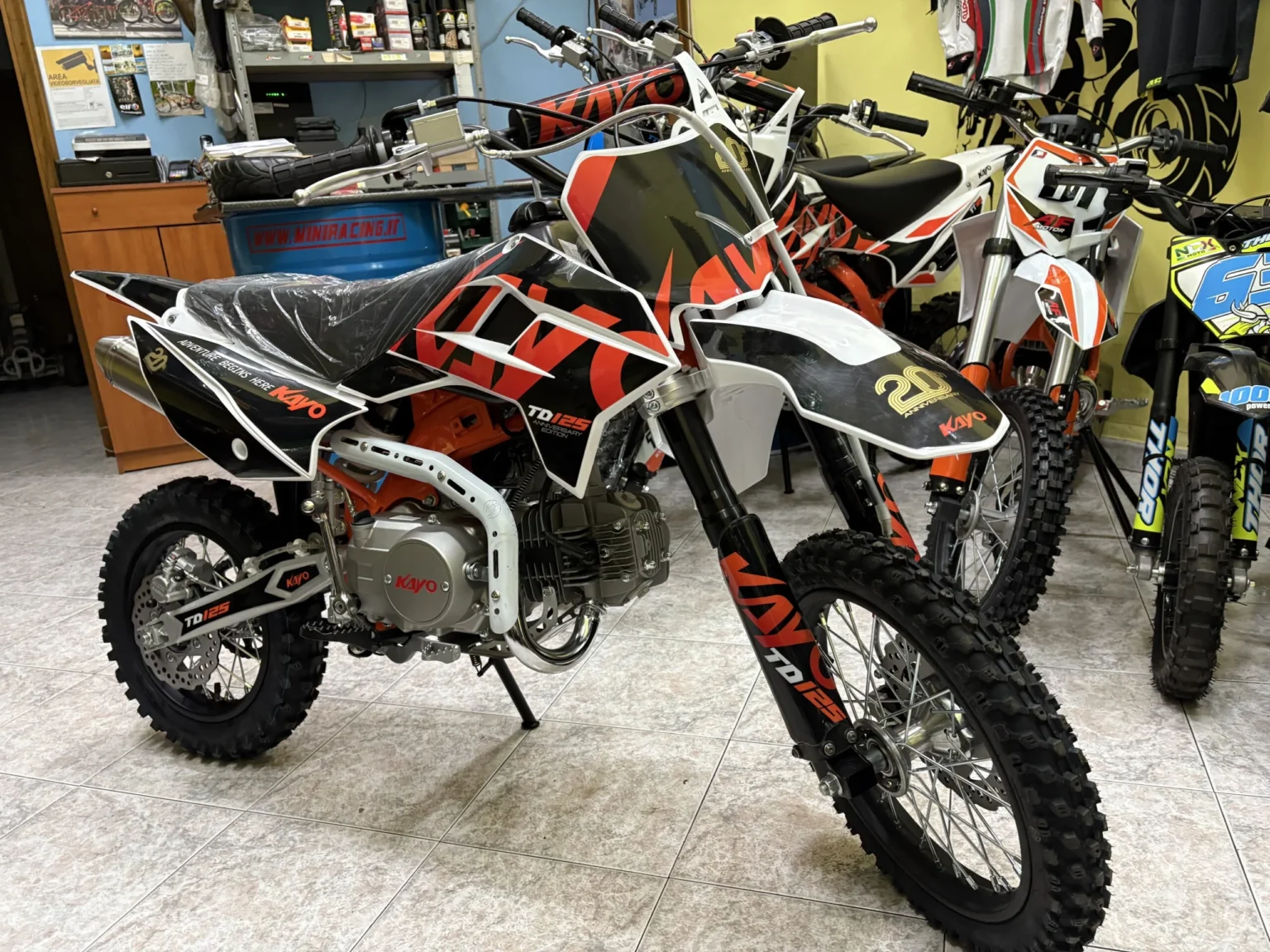 Pit bike Kayo TD-D 125cc 4T, 4 marce, ruota 14″ 12″ 20 Anniversary, foto 5