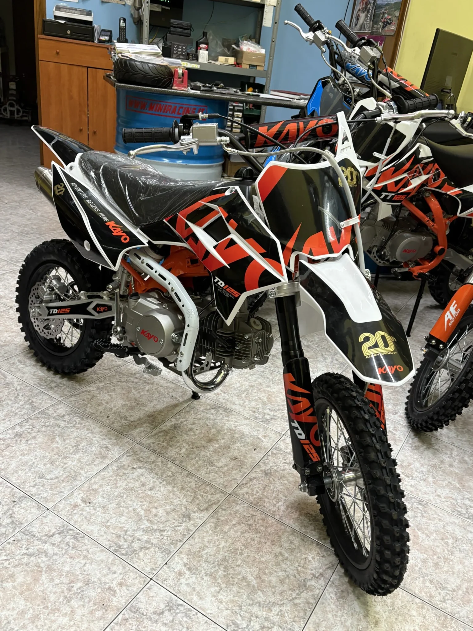 Pit bike Kayo TD-D 125cc 4T, 4 marce, ruota 14″ 12″ 20 Anniversary, foto 2