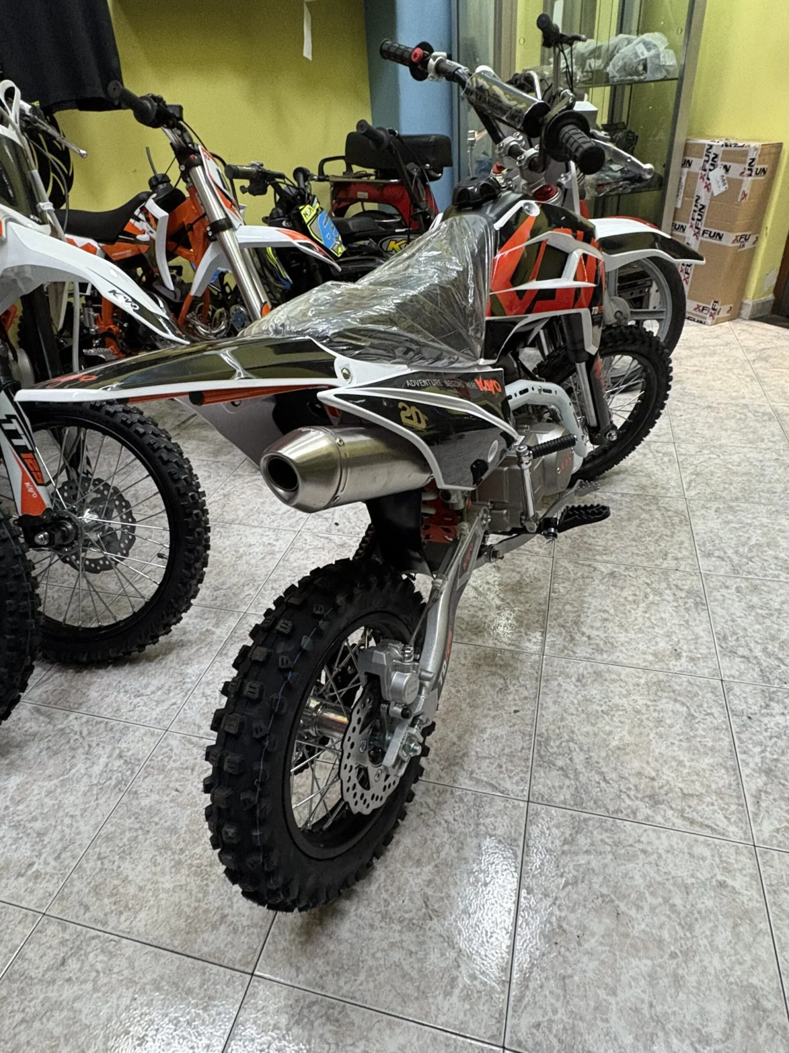 Pit bike Kayo TD-D 125cc 4T, 4 marce, ruota 14″ 12″ 20 Anniversary, foto 4