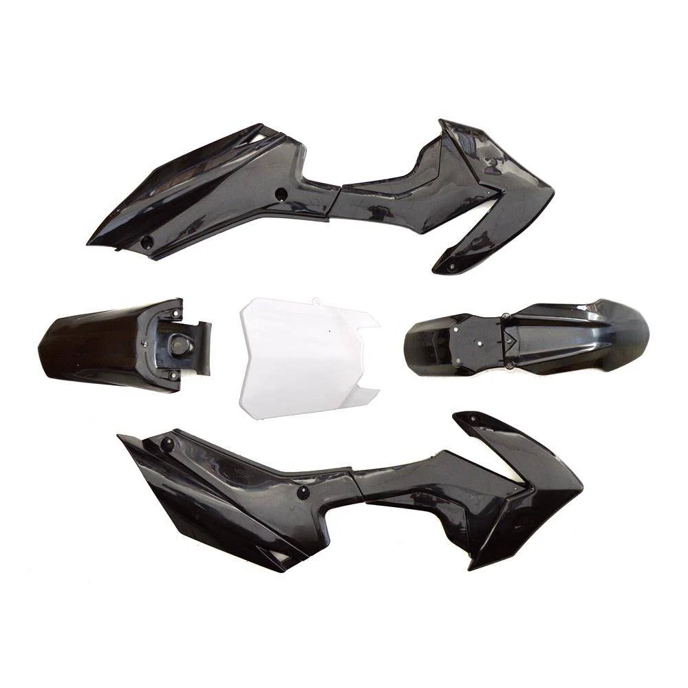 Plastiche CRF 65 nero new model