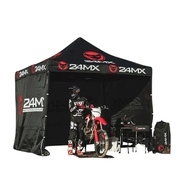 Gazebo gara 3x3m richiudibile Easy up 24mx con pareti laterali