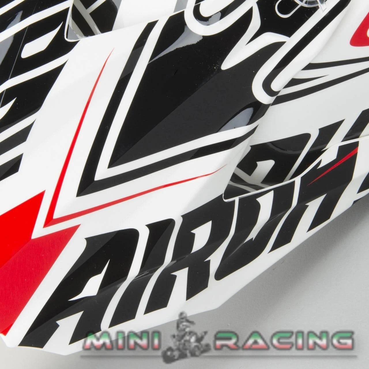 Casco cross enduro Airoh Twist Avenger bianco lucido, foto 9