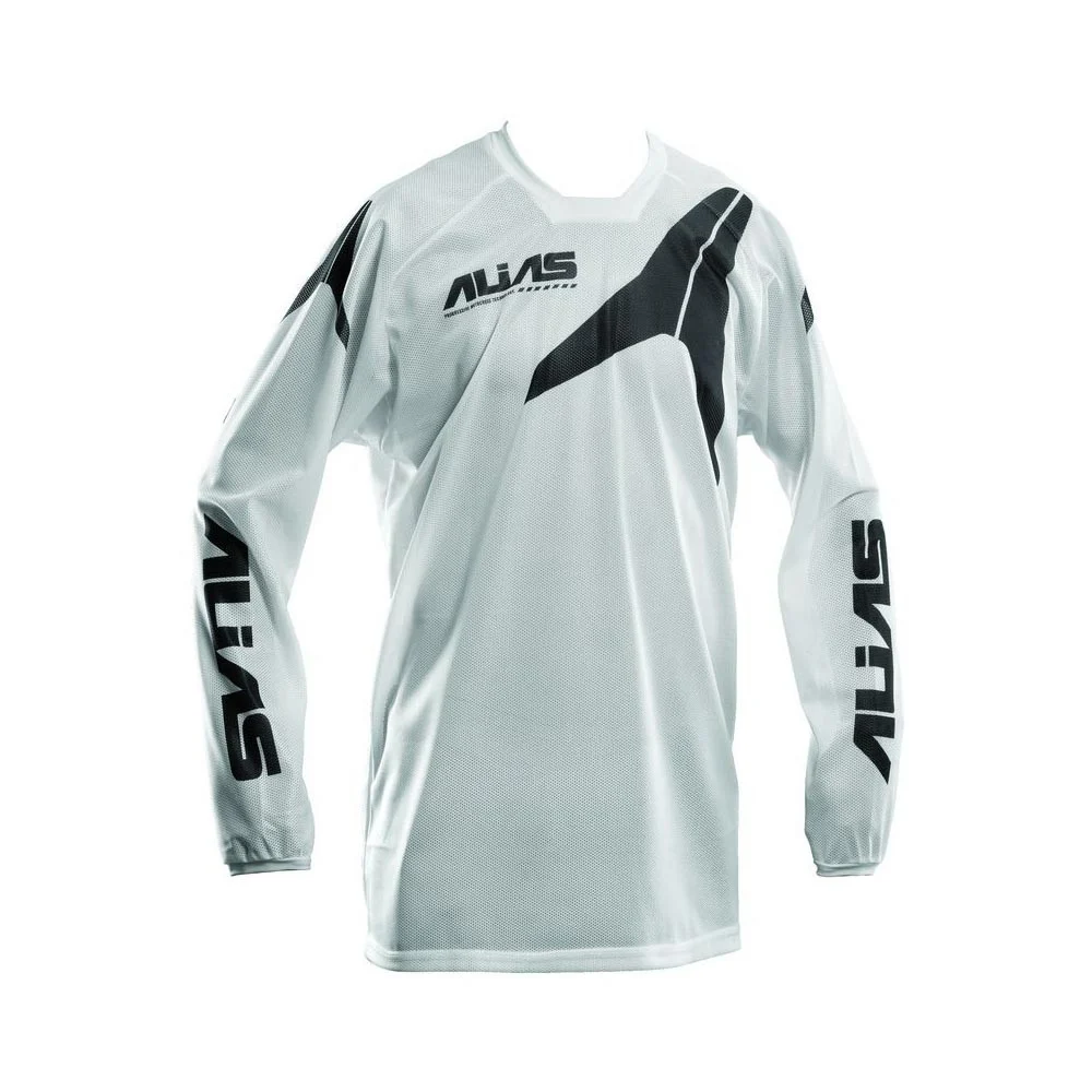 Maglia bambino alias a2 youth nero/bianco cross enduro quad