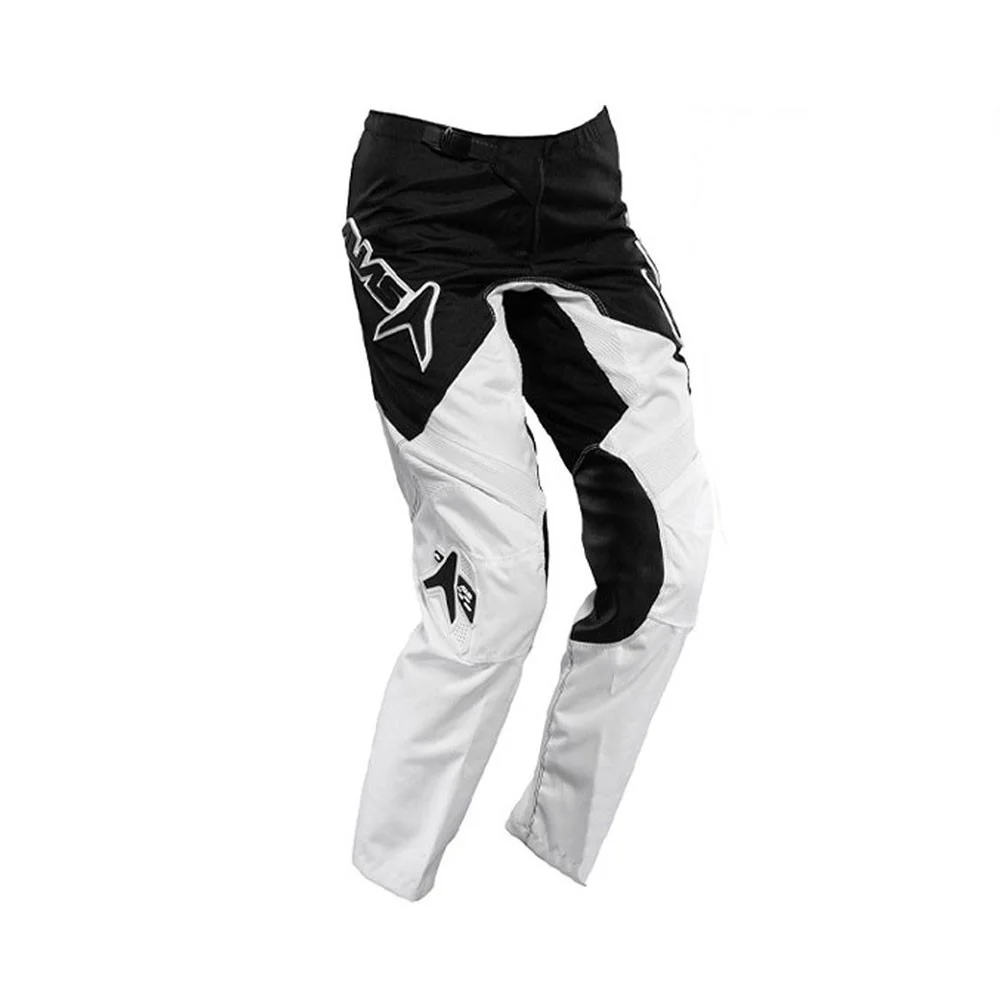 Pantalone bambino alias a2 youth nero/bianco cross enduro quad