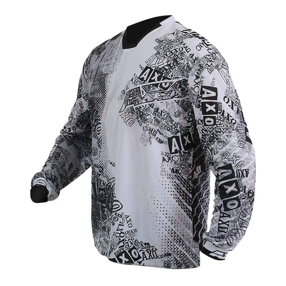 Maglia x cross enduro quad axo under chiver grey