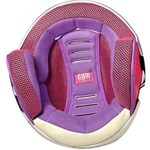 Casco demi jet cgm 107-k fucsia metal, foto 4