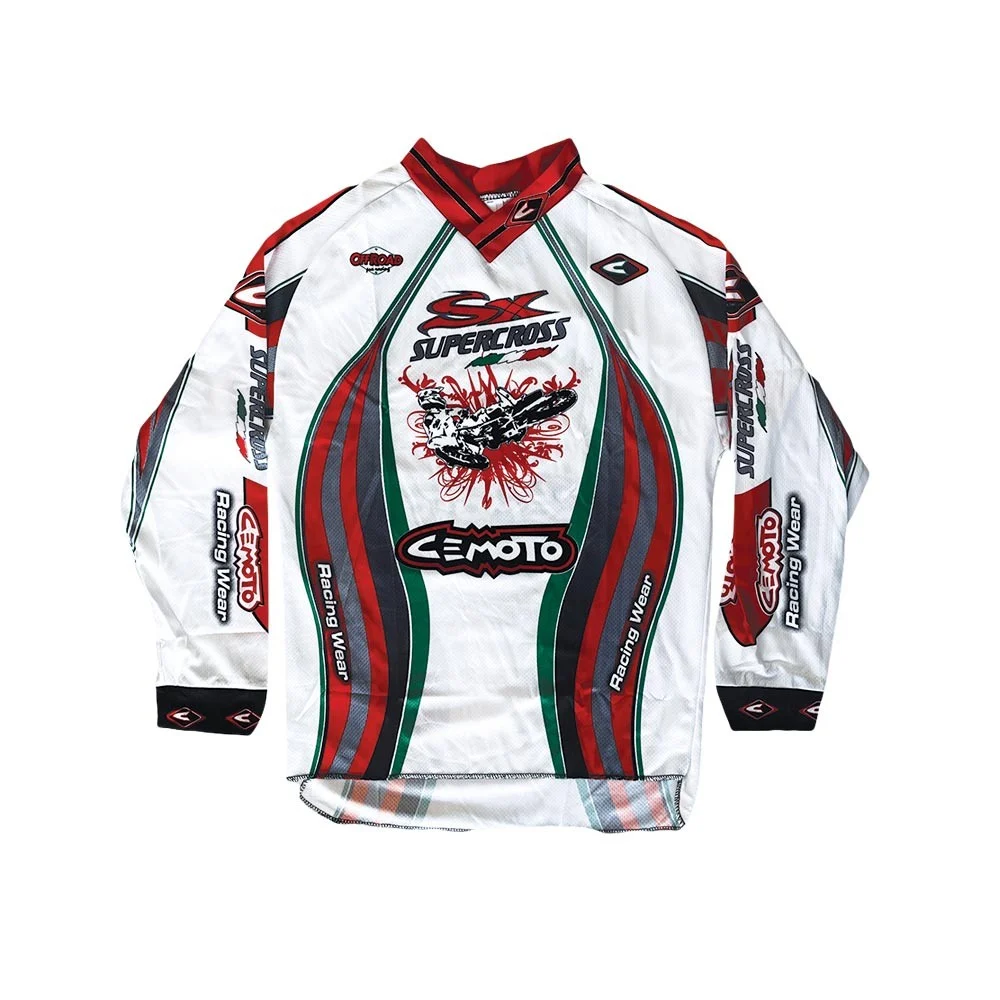 Maglia cemoto supercross bambino cross enduro quad