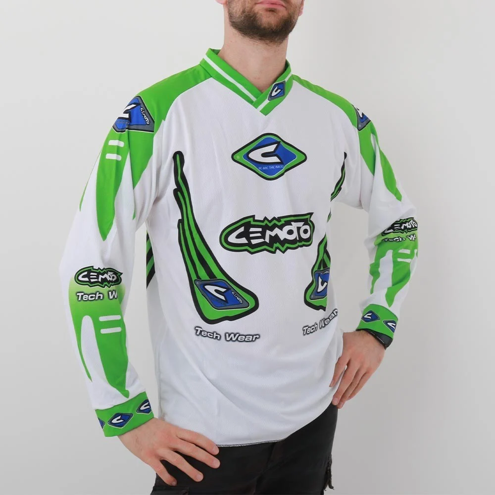Maglia cemoto tech 2 x cross enduro quad taglia XL