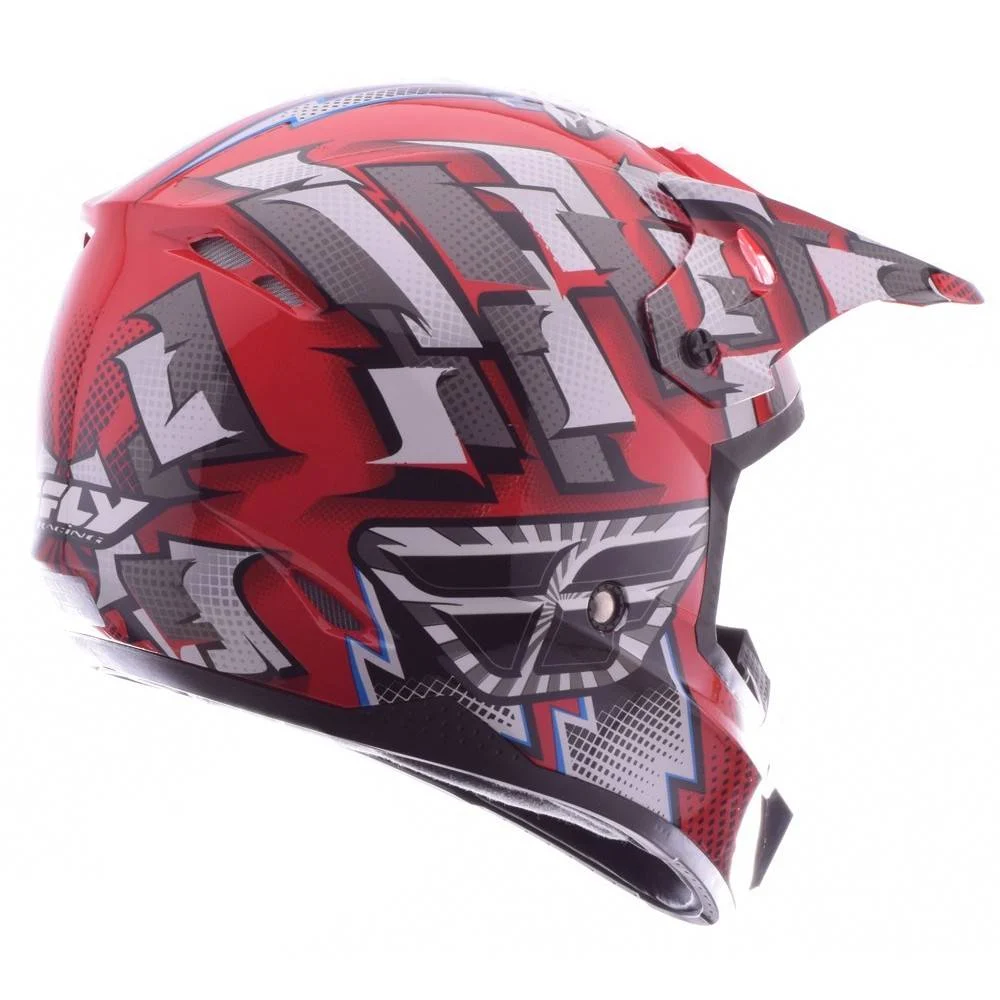 Casco fly Kinetic Dash rosso/bianco/nero, foto 3