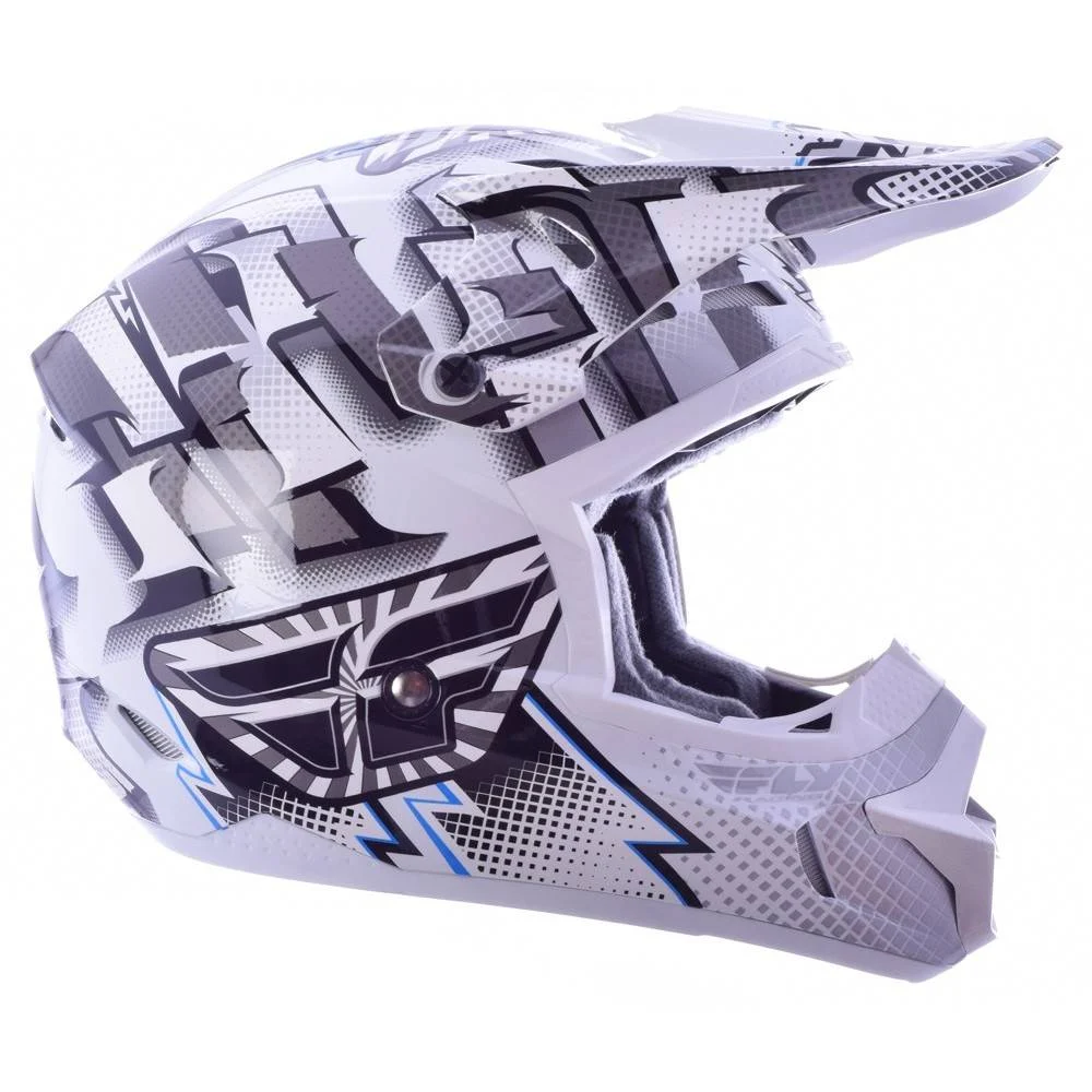 Casco fly Kinetic Dash bianco/grigio/nero, foto 2