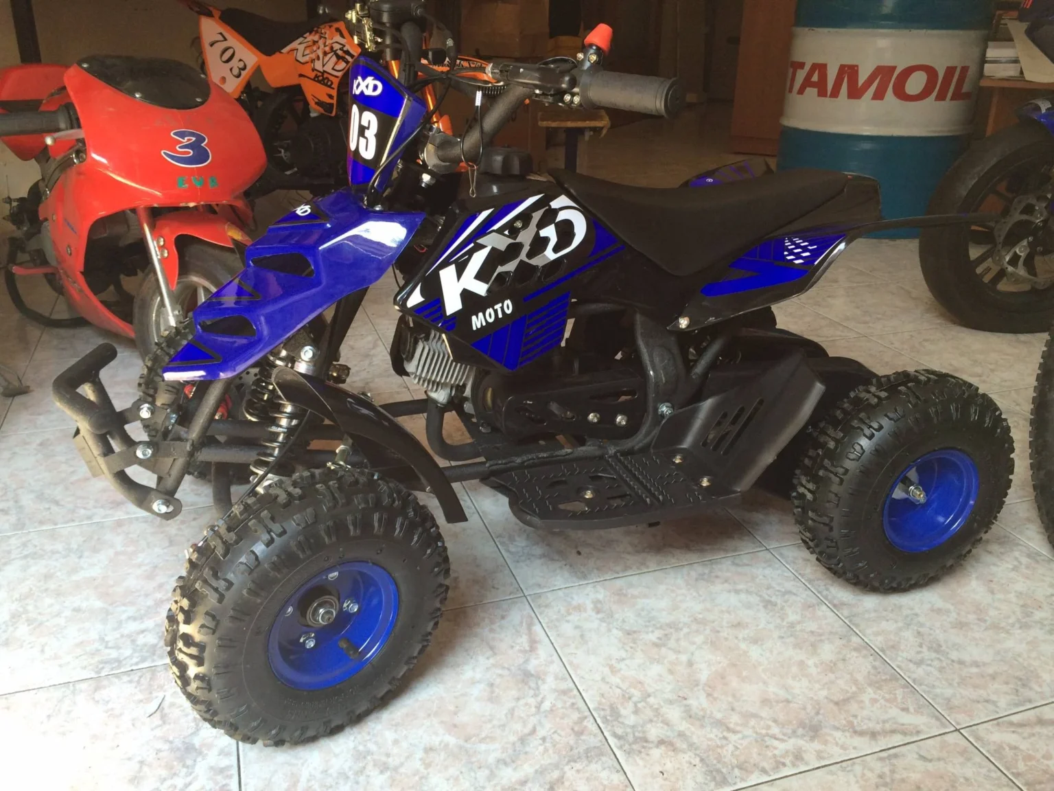 Mini quad Interceptor 50cc 2T ruota 4″, foto 2
