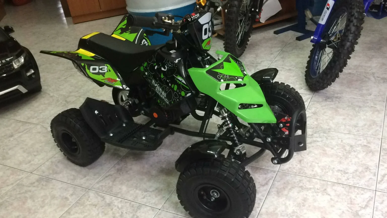 Mini quad Interceptor 50cc 2T ruota 4″, foto 3