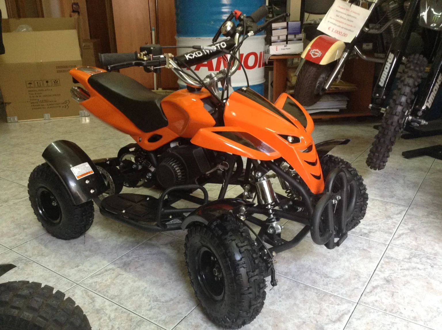 Mini quad Bandit 50cc 2T ruota 4″ 2021, foto 2