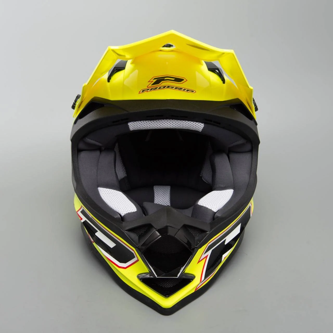 Casco progrip 3191 cross enduro yell fluo, foto 3
