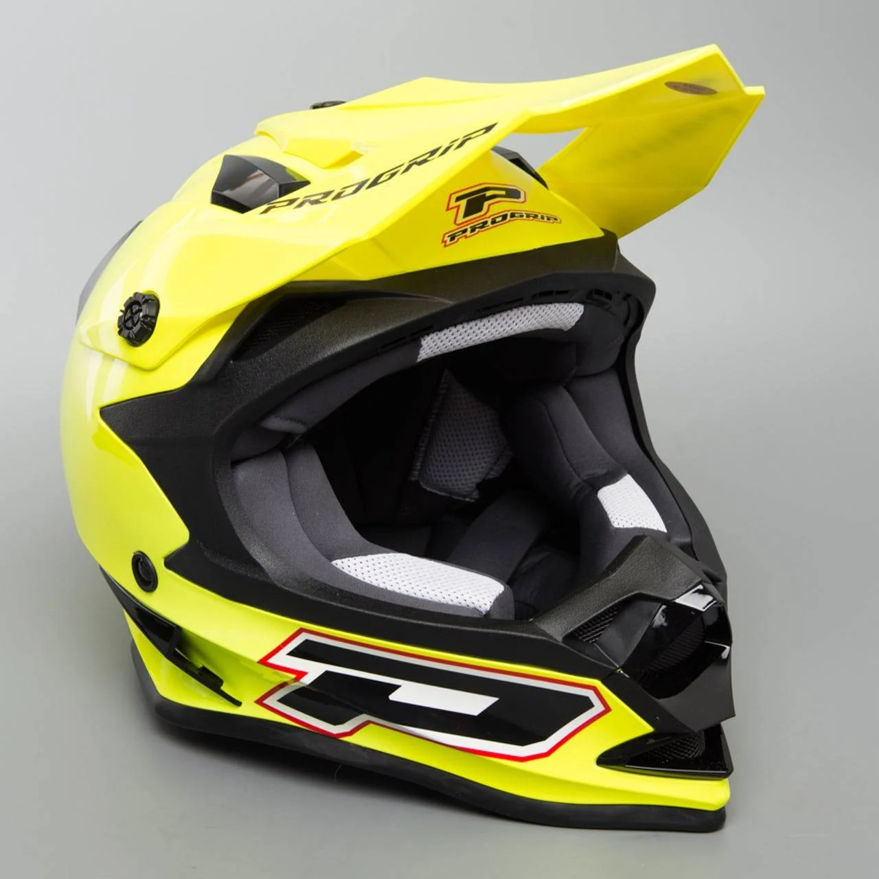 Casco progrip 3191 cross enduro yell fluo