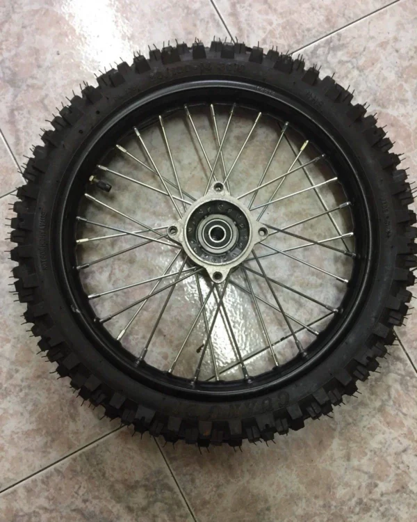 Ruota cerchio anteriore cross 14″ mozzo sdg 15mm